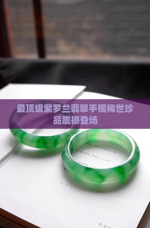 最顶级紫罗兰翡翠手镯