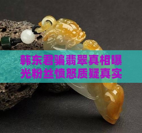 韩东君骗翡翠