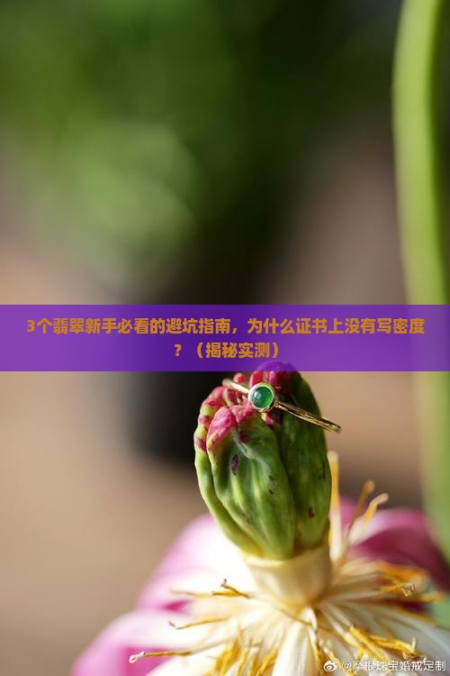 翡翠证书上没有写密度