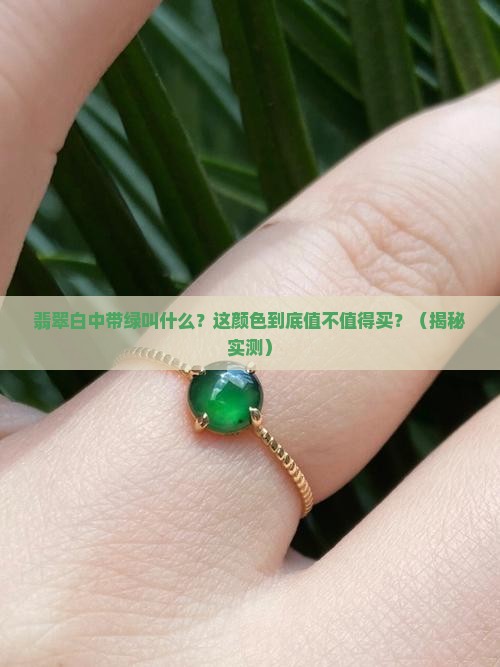 翡翠白中带绿叫什么
