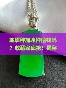 玻璃种加冰种值钱吗