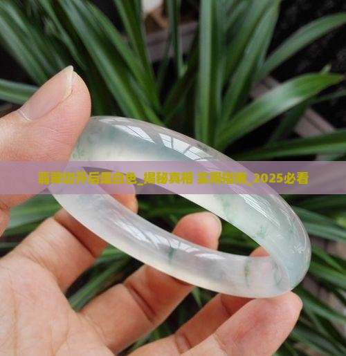 翡翠切开后是白色