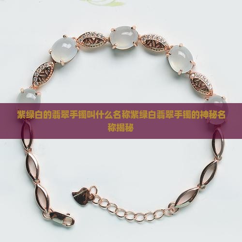 紫绿白的翡翠手镯叫什么名称
