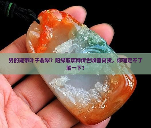 男的能带叶子翡翠