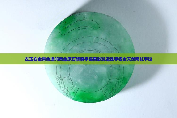 左玉右金带合适吗
