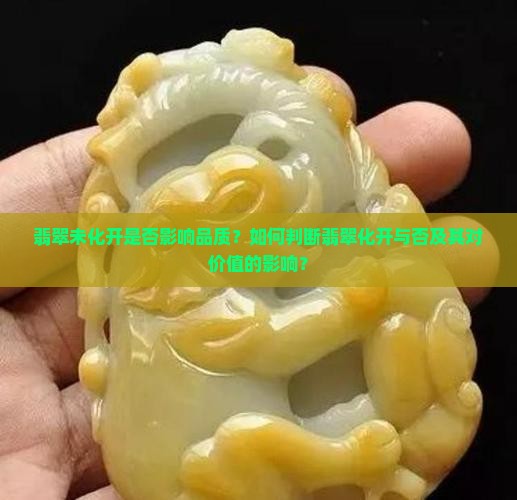 翡翠没化开好还是不好