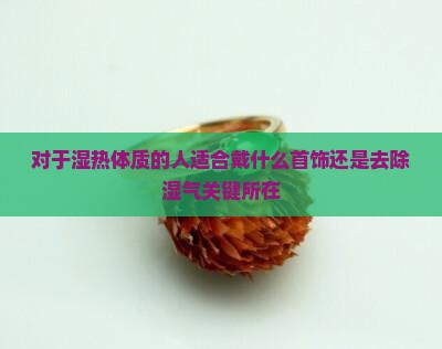 对于湿热体质带金还是银还是玉