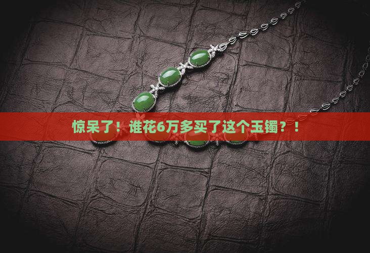 6万多玉镯