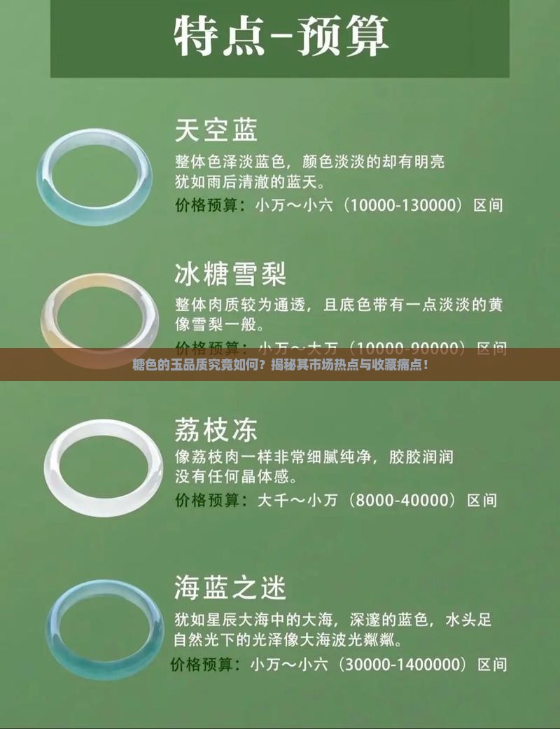 糖色的玉好吗