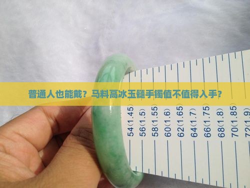 马料高冰玉髓手镯