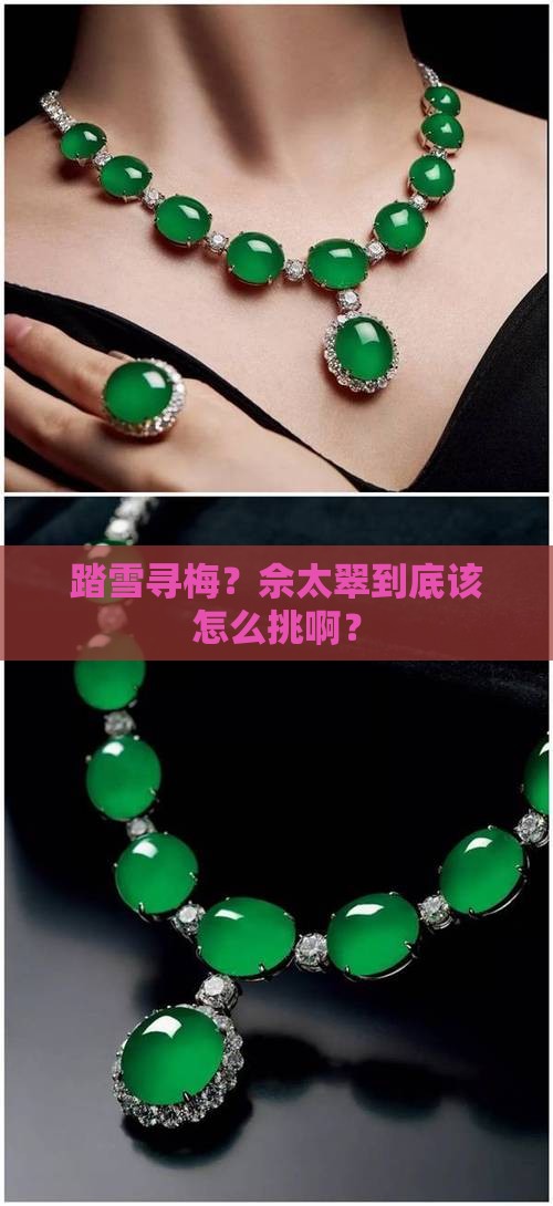 踏雪寻梅佘太翠怎么挑