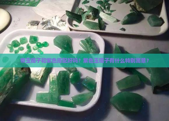 带玉镯子和紫色