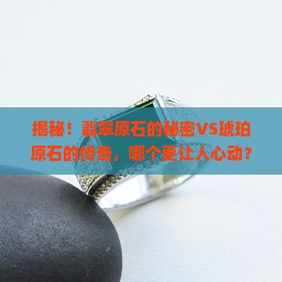 翡翠原石与琥珀原石