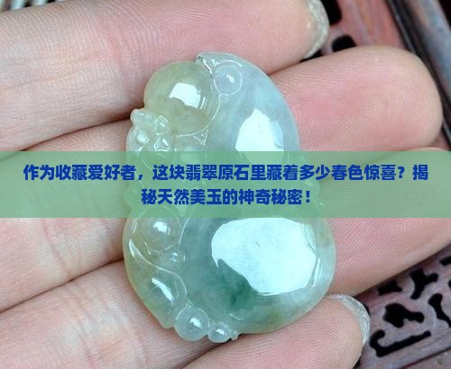 翡翠春带彩原石