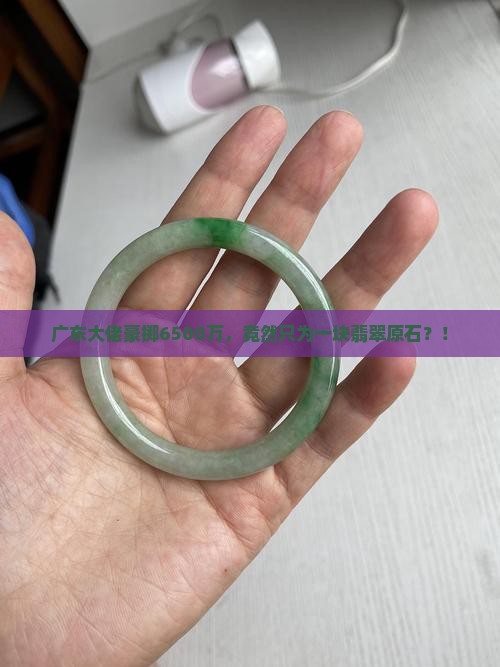 广东6500万拍下翡翠原石