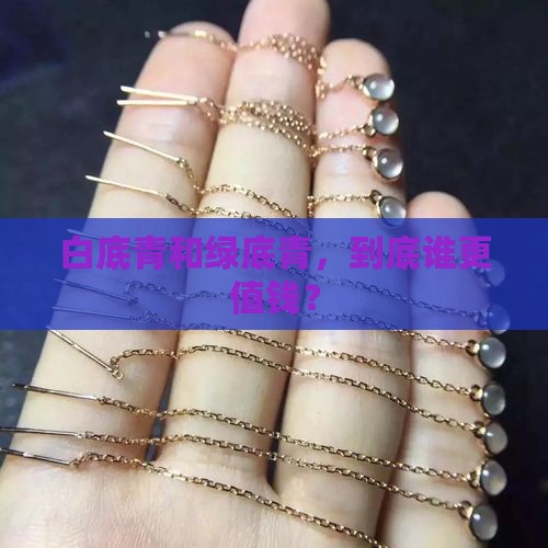 白底青贵还是绿底青贵