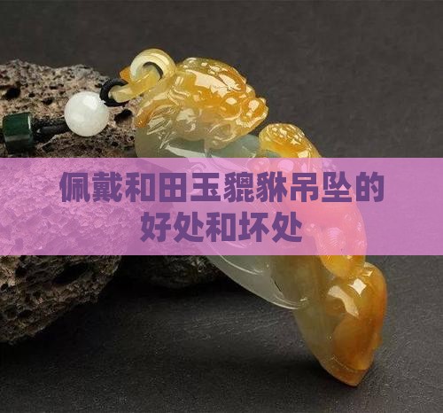 佩戴玉石貔貅吊坠好处和坏处