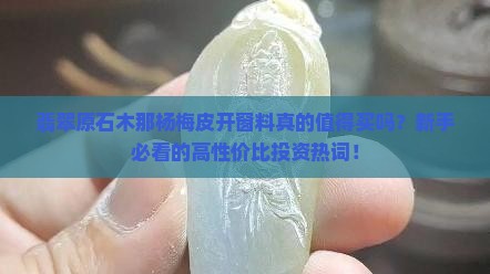 翡翠原石木那杨梅皮开窗料