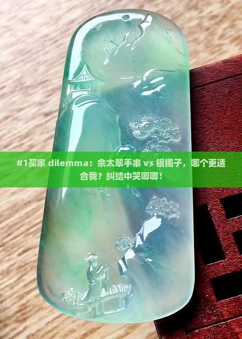 佘太翠手串和银镯子哪个好
