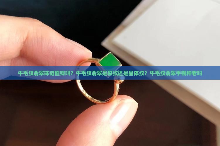 牛毛纹翡翠珠链