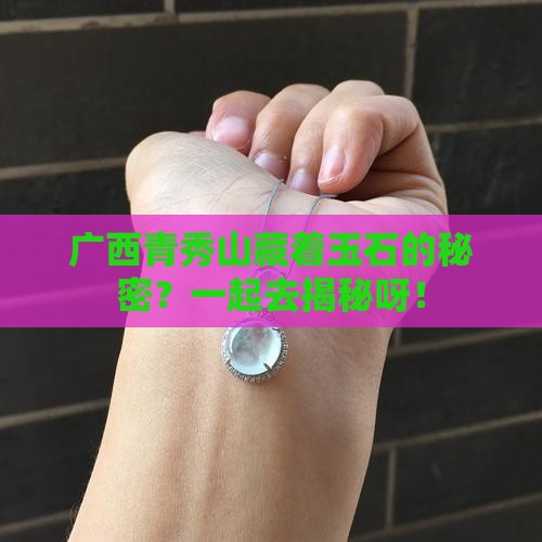 广西青秀山是不是卖玉石的