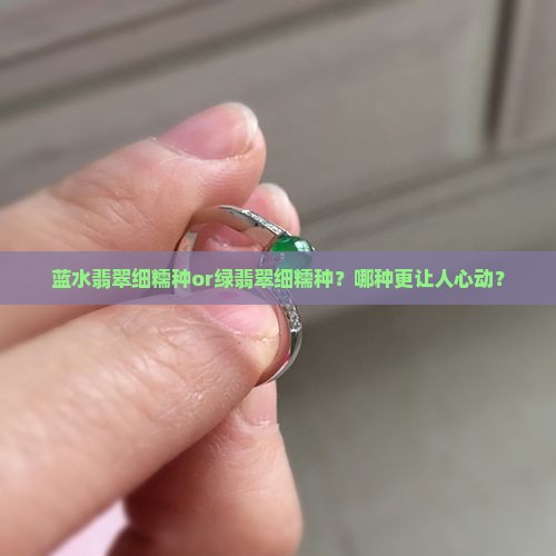 翡翠细糯种蓝水好还是细糯种绿的好
