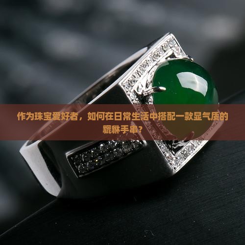 黑玉貔恘配什么手串好看