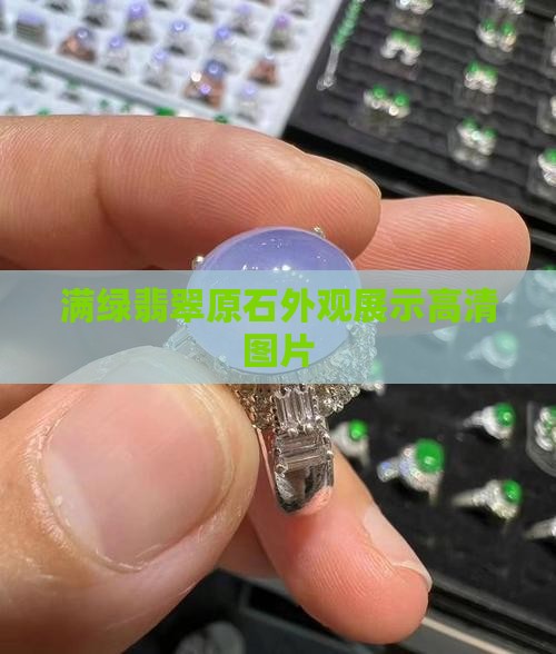 满绿翡翠原石外观