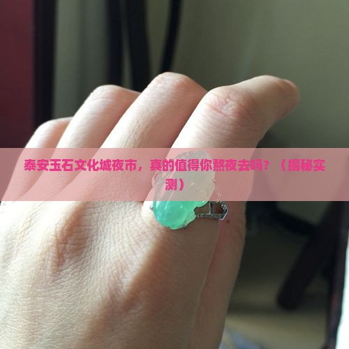 泰安玉石文化城夜市