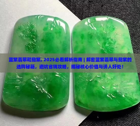蓝紫翡翠和茄紫