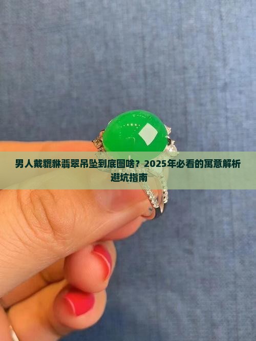 男士貔貅翡翠吊坠项链寓意