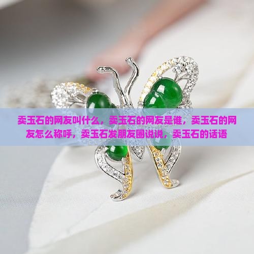 卖玉石的网友