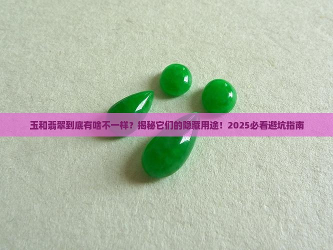 玉翡翠有什么区别和用途