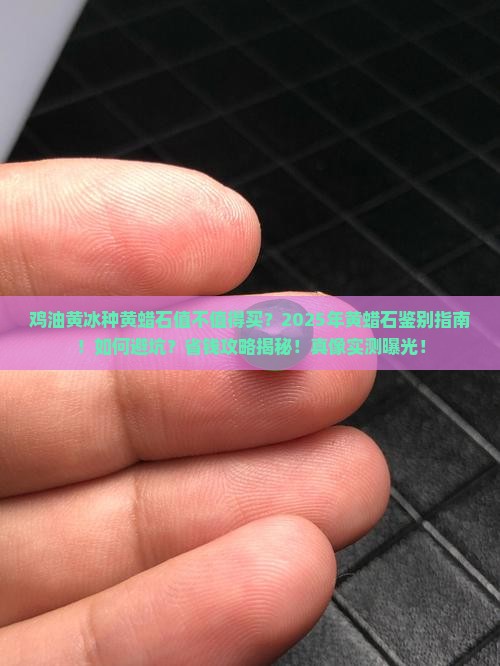 鸡油黄冰种黄蜡石