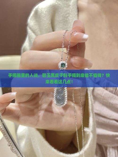 碧玉黑皮子料手镯值钱吗