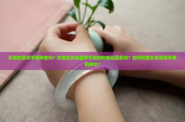 灰底的翡翠手镯种老吗