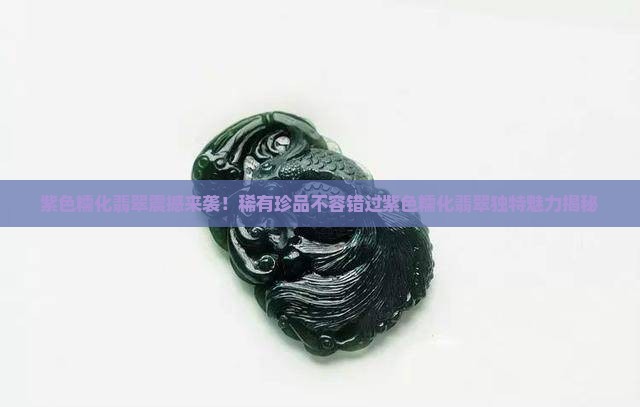 紫色糯化翡翠