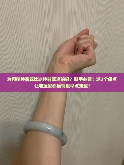 为何糯种翡翠比冰种翡翠凉的好