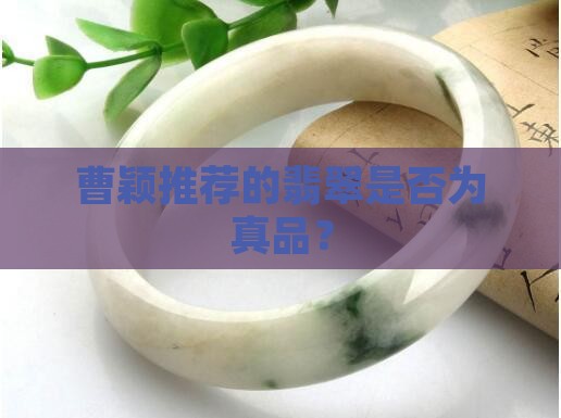 曹颖推荐的翡翠是真的吗