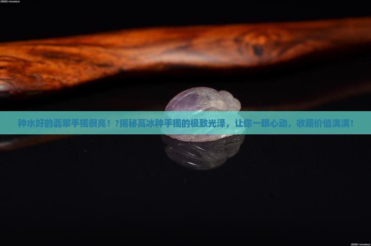 种水好的翡翠手镯很亮