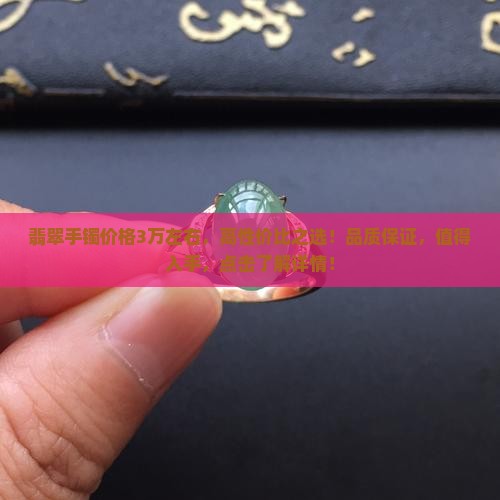 翡翠手镯价格3万左右