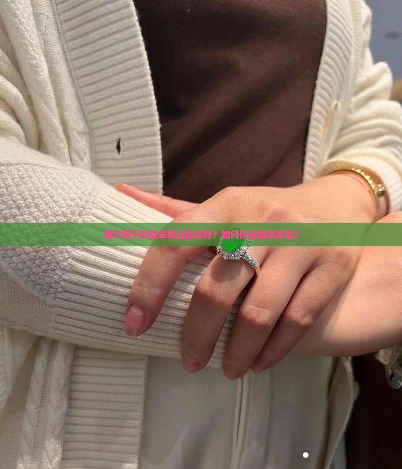 哪个牌子翡翠耳坠比较好