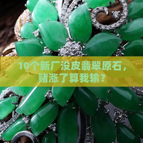 新厂没皮的翡翠原石