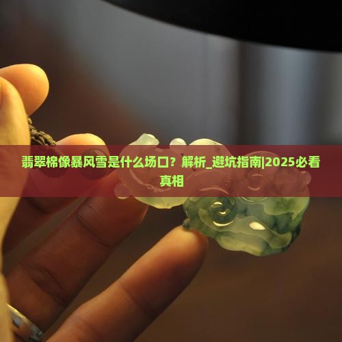 翡翠棉像暴风雪是什么场口