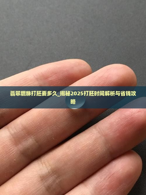 翡翠貔貅打胚要多久