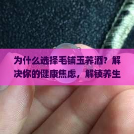 毛铺玉荞酒
