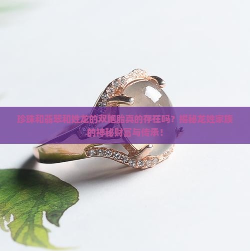 珍珠和翡翠和姓龙的双胞胎