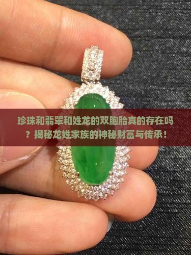 珍珠和翡翠和姓龙的双胞胎