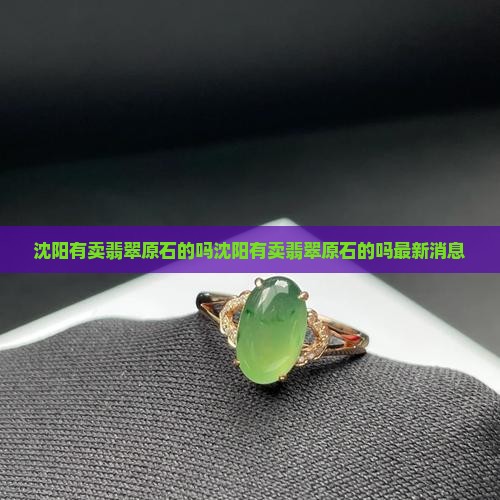 沈阳有卖翡翠原石的吗