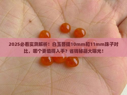 白玉菩提10mm和11mm珠子对比